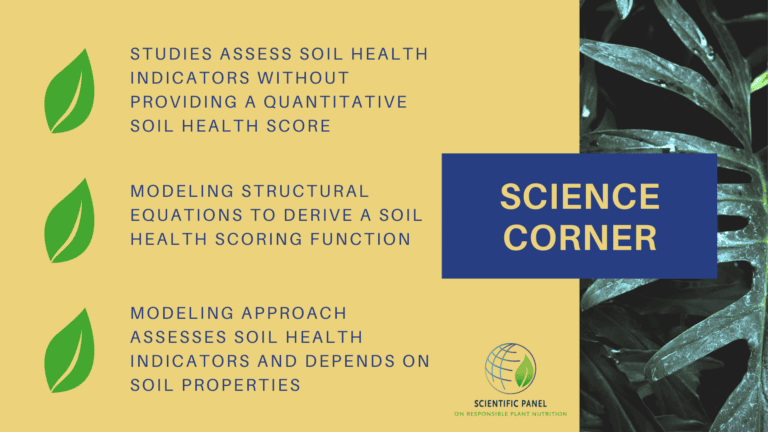 A novel modeling approach assesses soil health indicators and depends on soil properties.